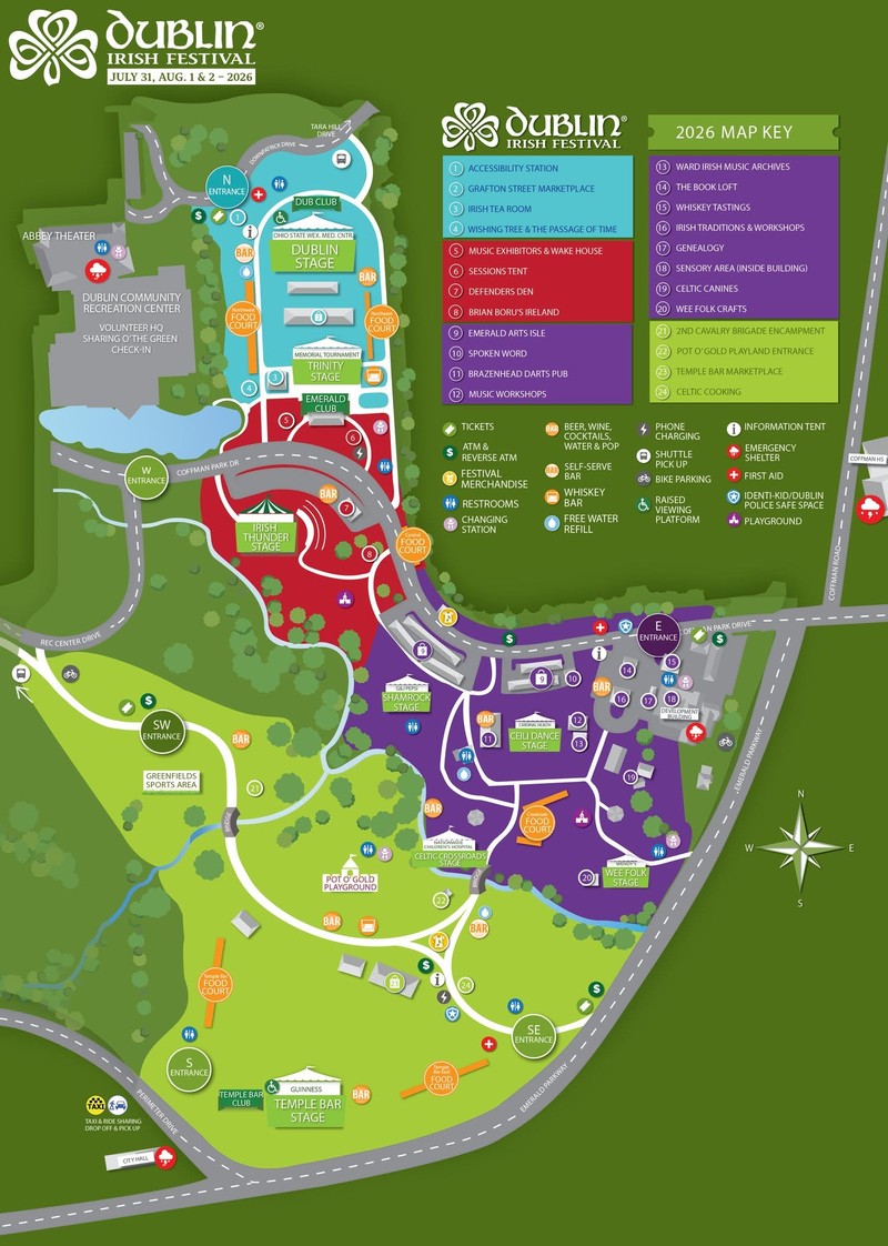 Here's Your Map for the Irish Festival