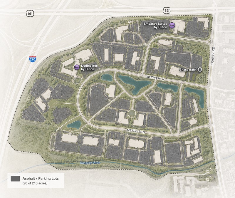 Dublin Has Big Plans for 90 Acres of Metro Center