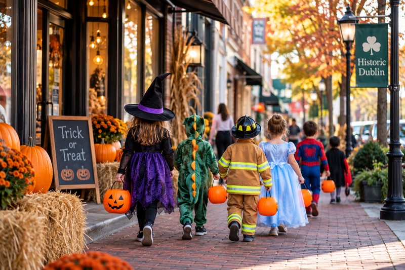 Trick-or-Treat Starts Early in Dublin